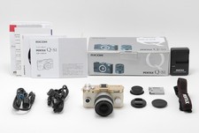 Free shipping  Almost Unused Pentax Q-S1 Gold Mirrorless Digital Camera Japan