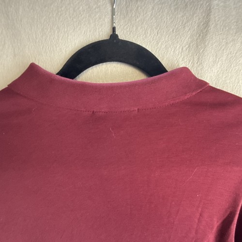 POLO Ralph Lauren Mens XXL Maroon Long Sleeve Polo Shirt Classic Fit Cotton - Picture 9 of 9