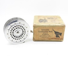 Yawman & Erbe Automatic Style B Automatic Fly Reel. Aluminum. W/ Box.