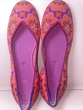 Rothy's Flats Round Shoes Women’s Size 9 Rare Color Mix See EUC