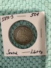 1870-S 50 CENTS SEATED LIBERTY HALF DOLLAR