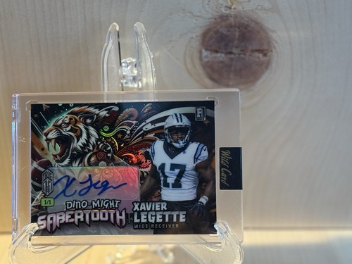 Xavier Legette 2024 Wild Card Dino-Might - Sabertooth Autograph True 1/1 (RC,AU) - Picture 11 of 12