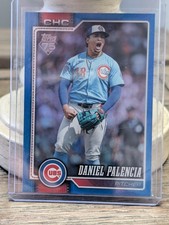 Daniel Palencia 2026 Topps Blue Rainbow Foil 034/150 Card #158