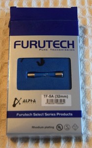 Furutech Alpha Fuse Rhodium Plated 5 Amp- Slow Blow -Large 32mm