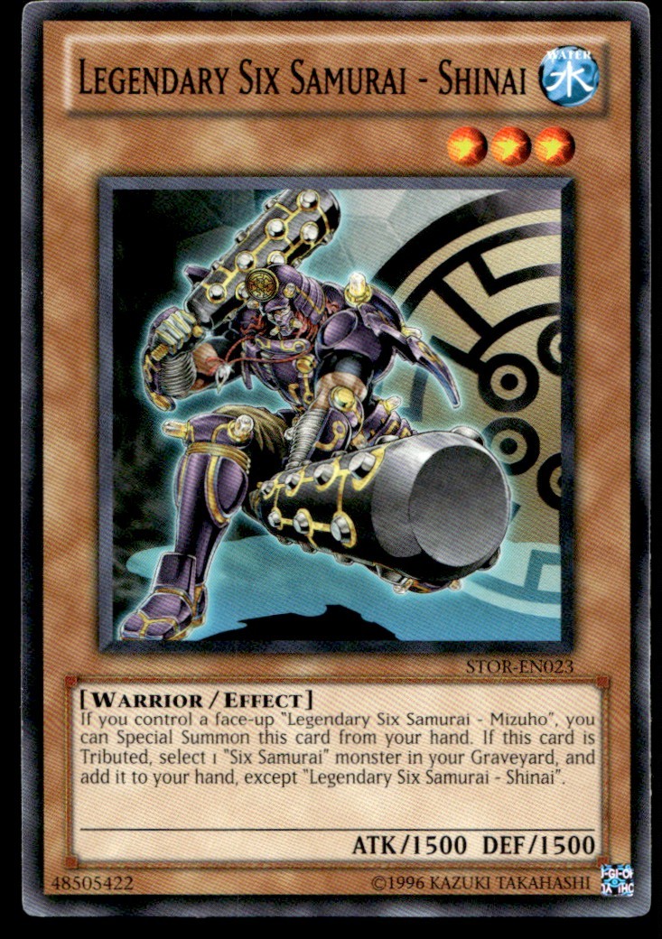 Legendary Six Samurai - Shinai - STOR-EN023 - YuGiOh| Buy 2 Get 1 Free
