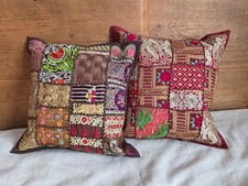 Set 2 Copricuscini Indiani Decorazione Casa 16x16