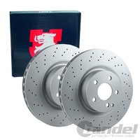 2X JP Group Bremsscheiben Ø335Mm Gelocht/Innenbel. Vorne Bremsen