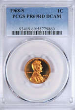 1987-S Lincoln Cent PCGS Proof-69 DCAM, PR69 - PCGS Auction Prices