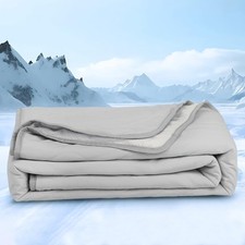 Chicute Cooling Blanket for Dogs - Q-MAX 0.4 Waterproof Pet Throw Blanket Bed...