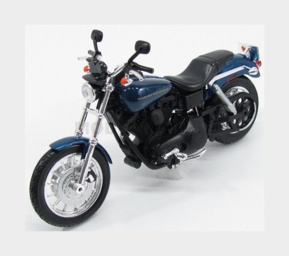 Harley-Davidson FLSTS 1:10 黒青 ④ Maisto Maisto - Harley-Davidson FLSTS Heritage Springer Motorcycle