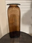 New ListingVintage Blenko 6421 Chestnut Ribbed Vase – 16” Joel Philip Myers MCM Art Glass