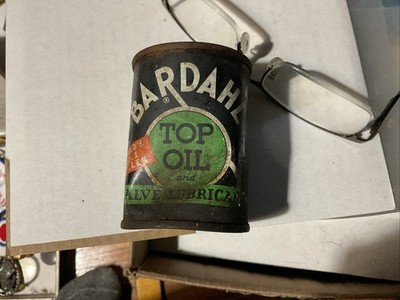 Original Vintage Bardahl Top Oil For Upper Cylinder Lubrication Full 4 Ounce Can