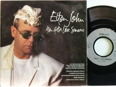 Elton John -You Gotta Love Someone/Medicine Man  EEC.-1990 Rocket-Rec. 878 424-7