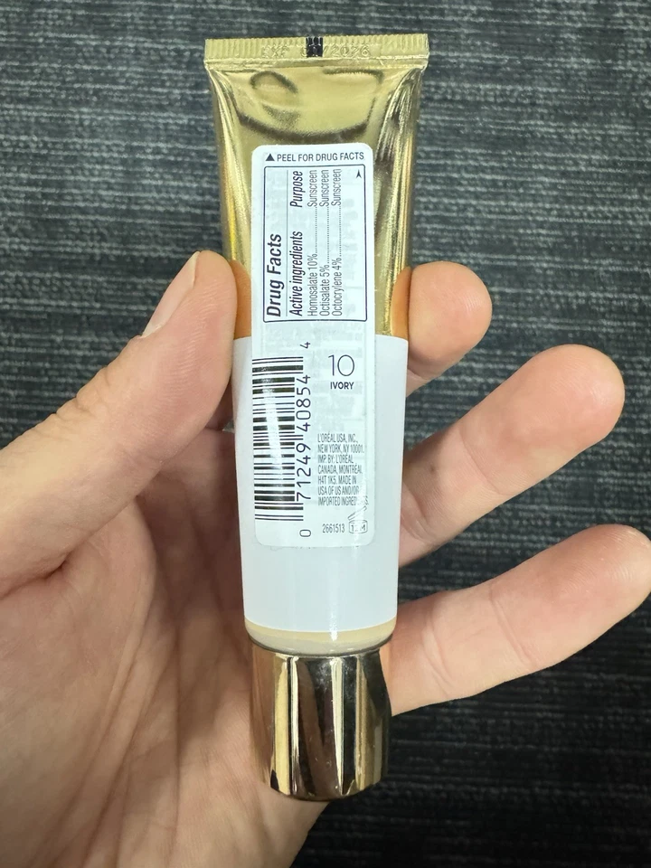 L'Oreal Age Perfect Radiant Serum Foundation Sunscreen Ivory 10 (1.0oz) SPF 50 - Image 2 of 2