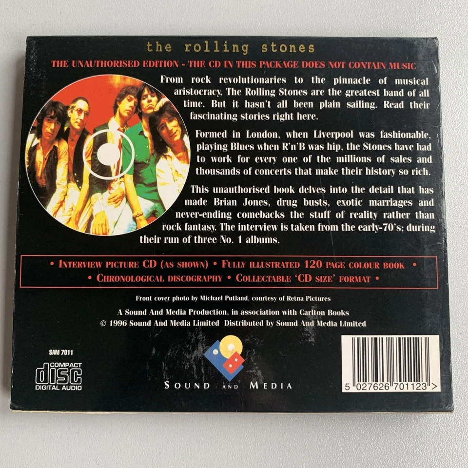 CD The Rolling Stones - Interview Disc/Fully illustrated 120 Seiten Booklet TOP - Bild 2 von 4