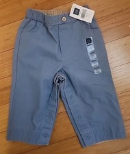 NWT NEW Boy Size 6-12 Months Baby Gap Blue Pants