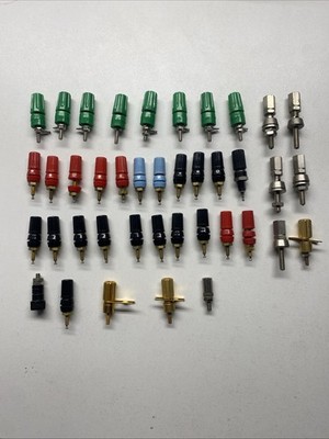 4mm Speaker Terminal Binding Post Banana Plug+ Other Connectors(35PC) B20-4