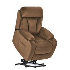 Power Lift Recliner Chair for Elderly Small Electric Reclining Sofa Side Pocket