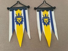 Playmobil Ersatzteile 3268 - 2 x Fahne Banner Ritterburg Königsritterburg