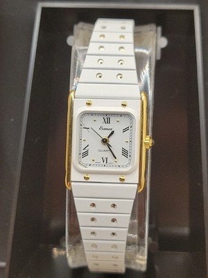 Aristo Watch Ladies New Old Stock 703 White Gold Working W/case Patch 