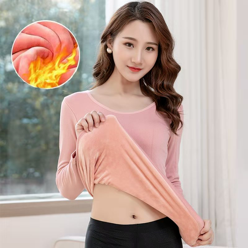 Women Thermal Underwear Long Johns Base Layer Fleece Lined Tops Winter Clothing eBay