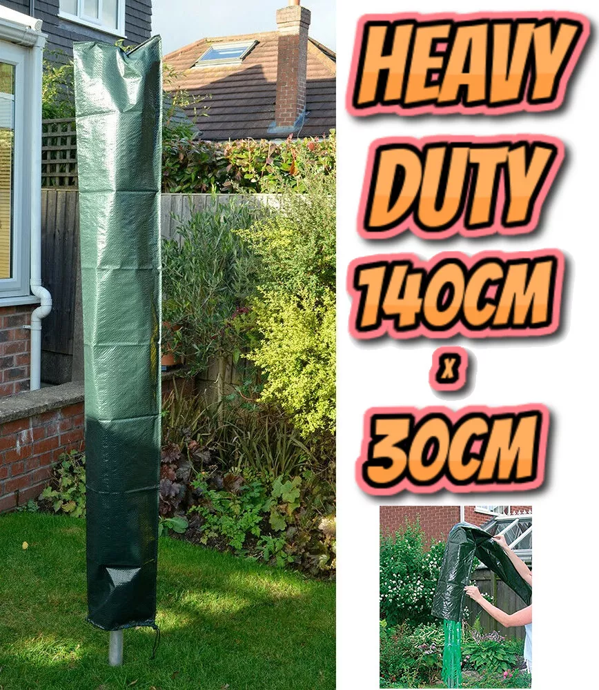 Waterproof Heavy Duty Rotary Washing Line Cover Clothes Airer Garden Parasol