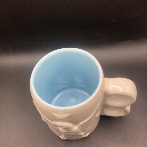 Ancienne tasse en grès aigle bicentenaire bicentenaire 1976 double poignée doigt président - Photo 3/10