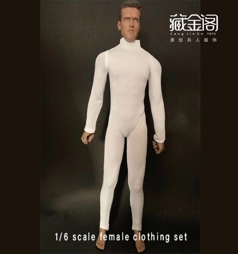 1/6 Male Stretch Bodysuit CJG-M013 Tights Base Coat Clothes Fit 12'' TBL Figure - Picture 3 of 14