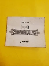 CASTLEVANIA 2 Simon’s Quest Instruction Manual NES Nintendo, Booklet (No Game)