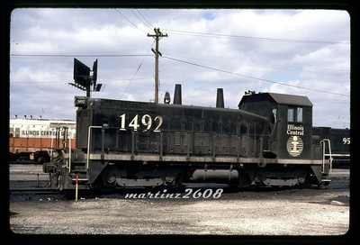 (W) ORIG TRAIN SLIDE - ILLINOIS CENTRAL (IC) 1492 ROSTER