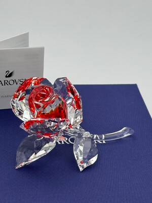 Swarovski In The Secret Garden Blossoming Red Rose MIB #5428561 | eBay