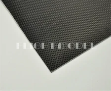 400mmX500mmX0.5mm 100% Carbon Fiber plate panel sheet 3K plain Weave Glossy
