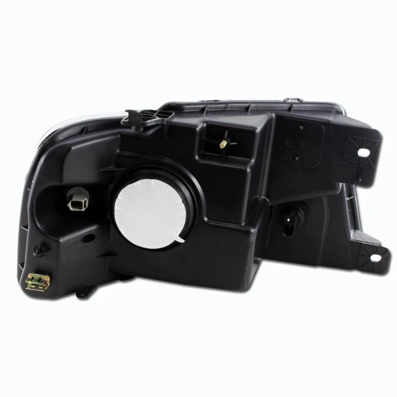 CARCASA CROMADA LENTE HUMO FAROS CON ÁMBAR AJUSTE 04-08 FORD F150 F-150/MARK LT Foto 3 de 4