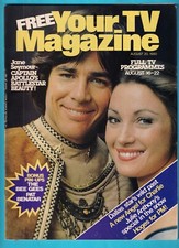 Your Tv magazine 20 August 1980-Bee Gees, Pat Benatar pin-ups David Carradine