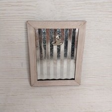 New 6" Picture Frame 3x2.5" Photo Wood Tin Metal Clip Rustic Farmhouse Decor
