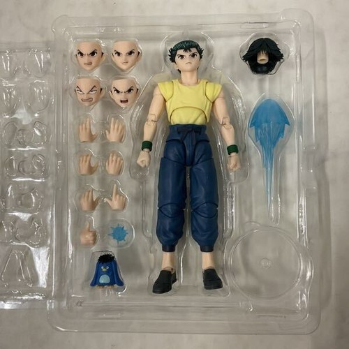Yusuke Urameshi S.H.Figuarts Yu Hakusho Modellino 5,7" PVC Bandai Giappone - Foto 3 di 19