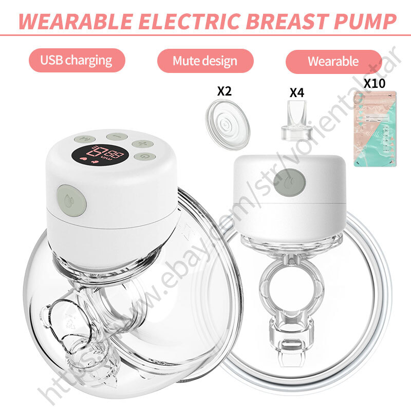 Wireless Electric Breast Pump Hands-Free with 2 Modes for Comfortable Pumping-image