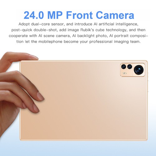 New V60 Tablet PC Android 12 10.1'' 8+256GB 12+24MP 8000mAh Wifi Dual Camera - Picture 13 of 20