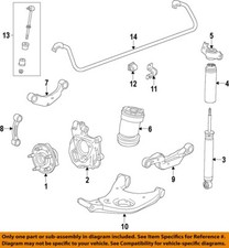 GM OEM 13-19 XTS Rear Suspension Shocks Components-Shock 84326294