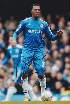 Daniel Sturridge Hand Signed Chelsea 12x8 Photo Football Autograph