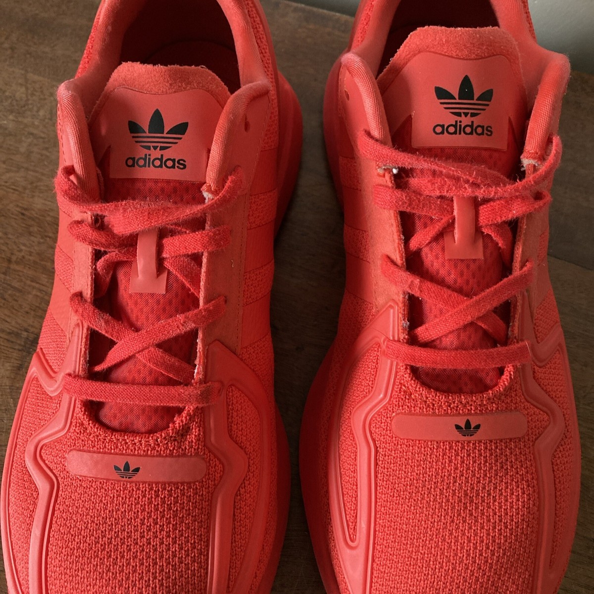 Men's Adidas ZX 2K flux High Res Red - UK 9 ( 2020) | eBay UK