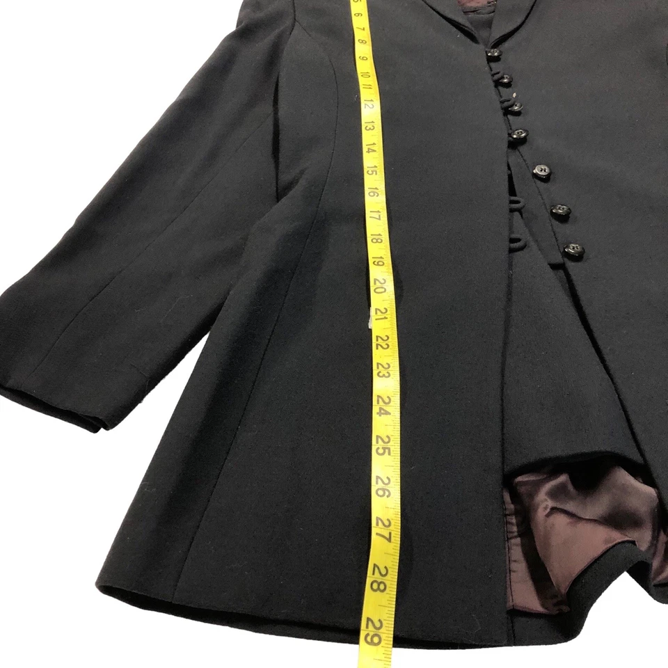 Traje Falda Para Mujer Valerie Stevens Petite Negro 2 piezas Talla 12P Rayón Poliéster De Colección Foto 4 de 4