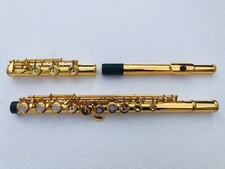 Factory Direct 17 Open Hole 24k Gold-Plated Flute French Point Keys Air Express