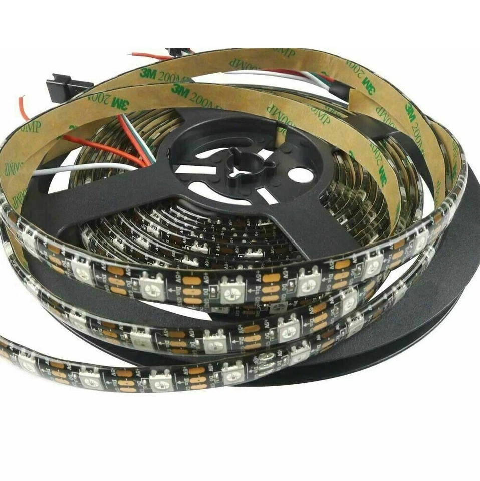 5050 WS2811 RGB LED Strip Light Dream Color 3 Pin 12V 5M 16.4Ft 150 LED /300 LED - Image 3 of 4