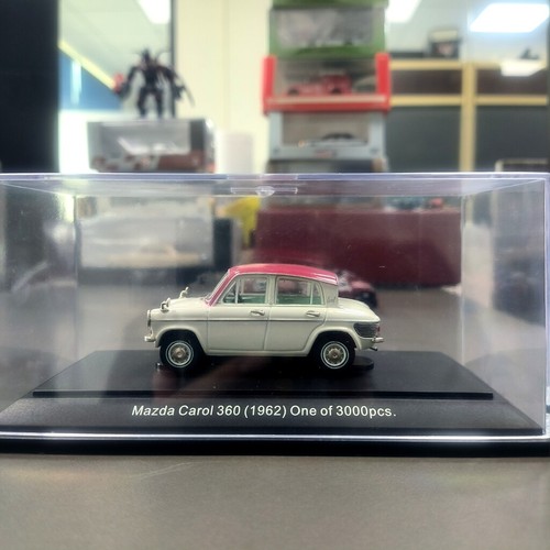 EBBR Mini Car 1/43 Diecast Model Mazda Carol 360 1962 Ivory Red Oldies 43387 - Picture 3 of 4