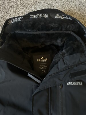 【Hollister】All-Weather Jacket L 迷彩柄 HOLLISTER ALL WEATHER FLEECE LINED JACKET COAT CAMO MENS