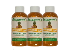 Fragrant Zone Tropical Twist Scent Refill 3-Pack | Odor Eliminator for Home, Car