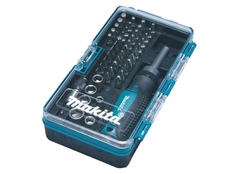 お買い得モデル B-28612-10 Set Bit Piece 46 with Screwdriver Ratcheting Makita Counter Display ジャケット・アウター