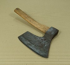 ANTIQUE VINTAGE GOOSEWING HEWING CARPENTER'S SIDE AXE HAND FORGED