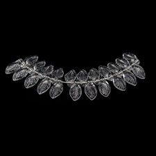 Crystal Clear Transparent - 50 6x12mm Czech Glass Top-Drilled Drop Leaf Beads